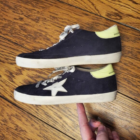 Authentic Women's Golden Goose Sneaker, Size 34 (US W 4) Black leather, Great Co - Picture 3 of 10